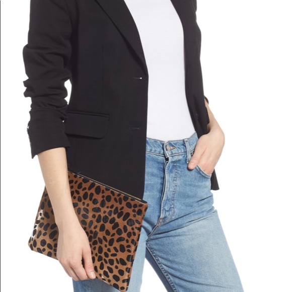 Clare V Handbags - Clare V Calf Hair Clutch